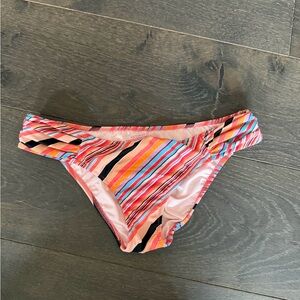 Victoria's Secret Multicolor Striped Bikini Bottom